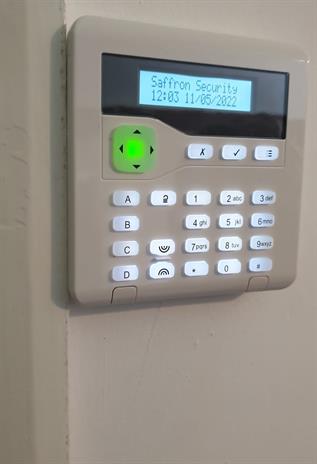 Saffron Security Control box with fob
